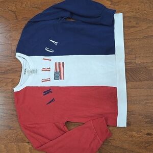 Retro IML Vintage Red, White, and Blue Women's Crewneck Sweater Size 1X